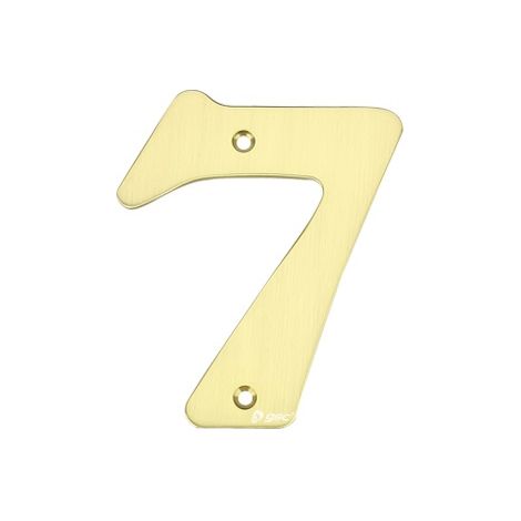 Tür Nummer 7 Edelstahl mit Schraube GSC 003302607