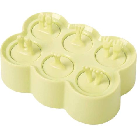 Moule à glace, moule à glaçons réutilisable pour bâtonnets glacés et sorbets (couleur aléatoire)