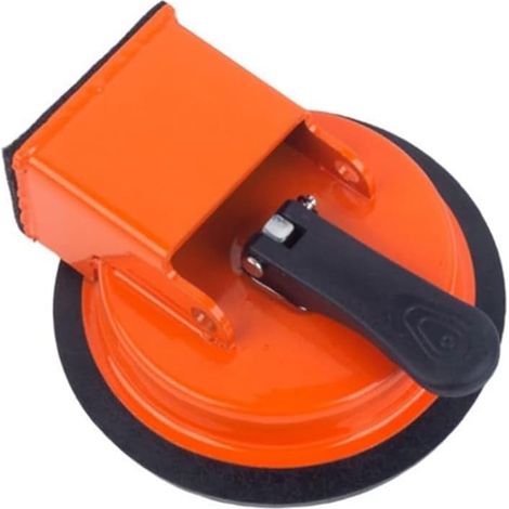 Ventouses de levage en verre et marteau en caoutchouc pour réparation de l'écart de sol, outil de fixation de joint de carrelage de sol avec construction en alliage d'aluminium, pour ventouse orange (1/5)
