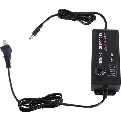Adaptateur secteur réglable 2,5 A 72 W CC 9 V-24 V avec affichage de la tension et contrôleur de vitesse (1/5)