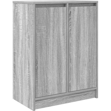 Maison Exclusive - Credenza Grigio Sonoma 57x34x76 cm in Legno Multistrato
