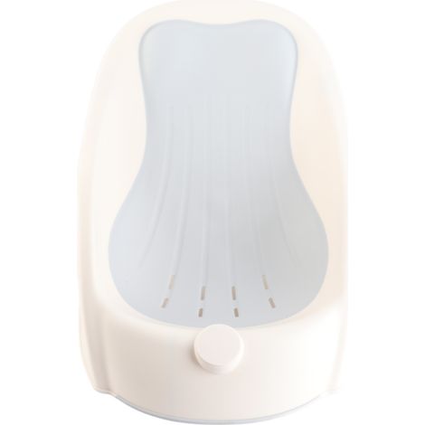 Support de bain pour bébé antidérapant à angle réglable, en PP et TPE, siège de baignoire pour nouveau-né, gris, pour la maison et les voyages (1/4)
