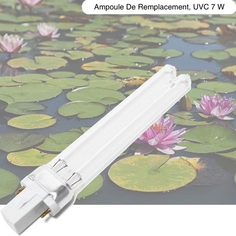 Ampoule Stérilisateur - Clarificateur UV 7W, Pour Aquarium, Bassin De Jardin (1/5)