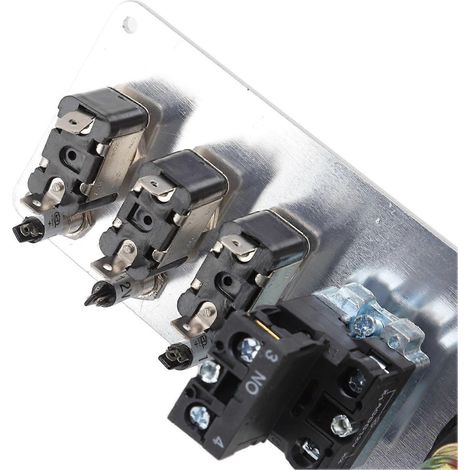 5-in-1 12V LED-Zündschalterpanel mit Motorstartknopf für Rennwagen, Wohnmobile und LKW (Rot) (1/2)