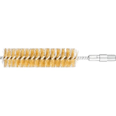 PFERD TOOLS Innenbürste IBU Ø25x100mm Gewinde 3/8" BSW Messing-Draht-Ø0,20 10 Stk