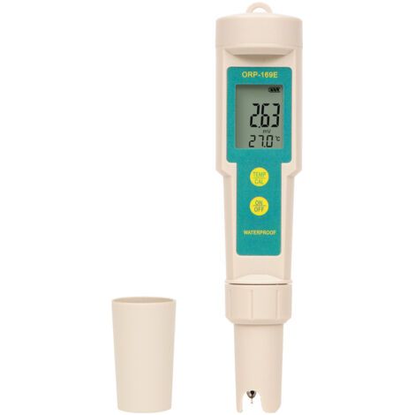 Stylo testeur ORP, ORP-169 Moniteur de qualité de l’eau portable Stylo testeur ORP numérique Détachable ORP eau, Compteur numérique ORP (1/5)