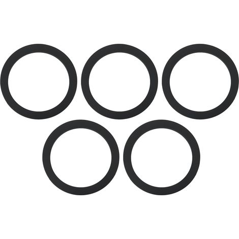 5 Rondelles Plates en Caoutchouc Diamètre Intérieur 32 Mm Diamètre Extérieur 39 Mm épaisseur 2 Mm pour Siphon de Bouteille Chromé (1/5)