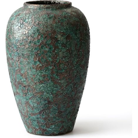 Pot en terre cuite décoratif moyen modèle 2