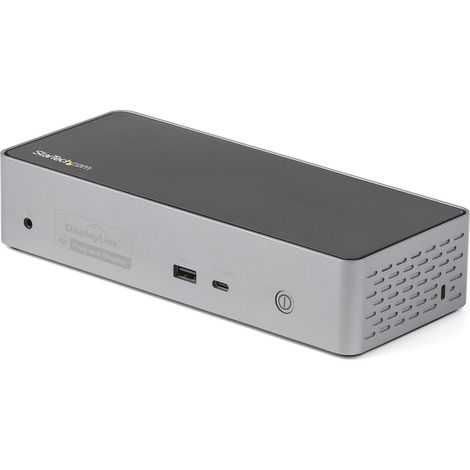 StarTech.com Docking Station USB C - Quad Monitor DisplayPort/HDMI 4K 60Hz - Dock USB-C Multi HDMI/DP, Power Delivery 100W - Hub USB con 1 Porta USB Type-C e 3 Porte USB-A, Ethernet, Audio (1/4)