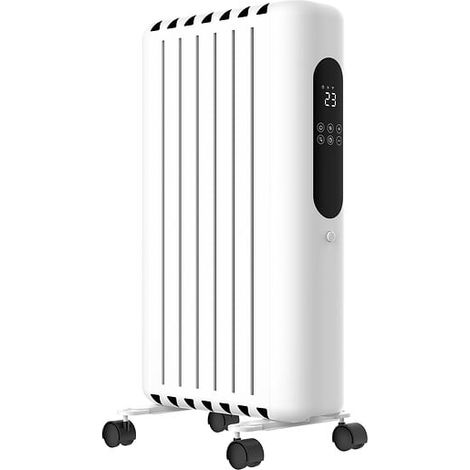 Radiateur bain d'huile 1500w blanc