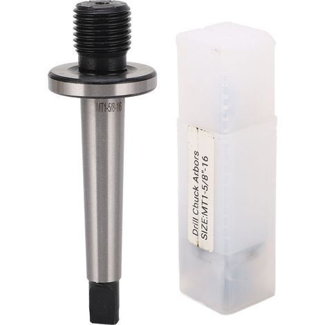 MT1 Adapter-Bohrfutter, Außenkegelschaft auf 5/8 Zoll, 16 Gewindegänge, Manganstahl, für Dreh- und Bohrmaschinen