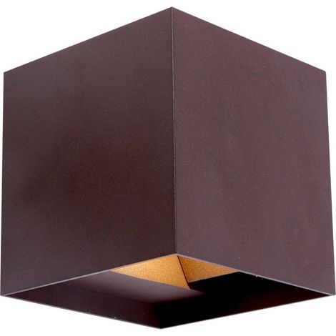 Aplique LED de exterior Leva Óxido (2x5W - 4000K)