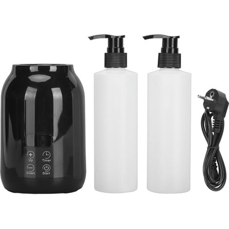 Chauffe-huile essentielle LED à température réglable, réchauffeur de flacon d'huile de massage unique, prise UE 110-240V. (1/5)