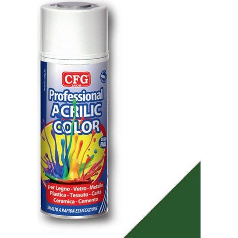 Vernice spray acrilica verde primavera ral 6002 400ml, cfg sp6002 (1/3)