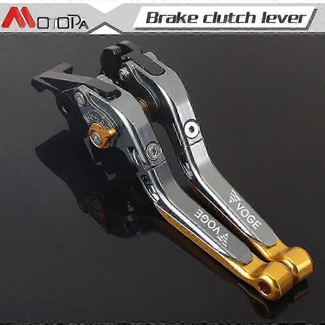 Accessoires pour moto Voge 300ac : leviers de frein et d'embrayage pliables et extensibles pour Loncin Voge 300ac 300 Ac ( Y ) (1/5)