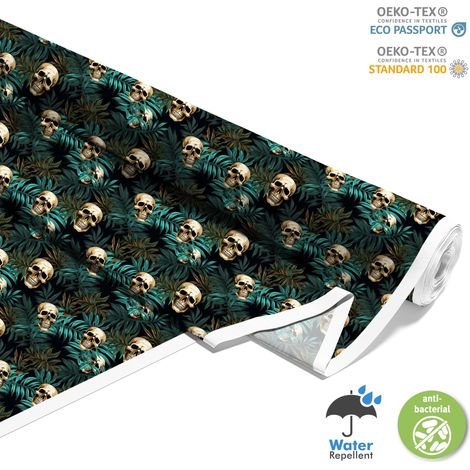 TESSUTI DECORATIVI PER ESTERNI OXFORD - Motivo Teschio I DX5026 (1/5)
