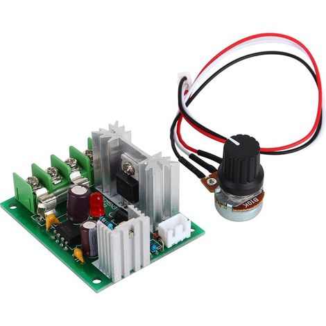 Contrôleur de vitesse moteur à courant continu PWM Interrupteur efficacité avec fusible (1/4)