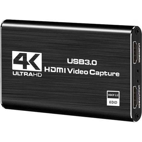1 Carte d'acquisition vidéo USB 3.0 HDMI 1080p Plug and Play pour jeu et streaming sur PC (1/5)