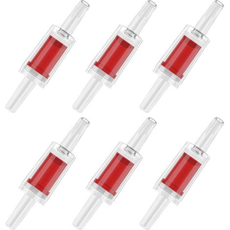 Set mit 6 Rückschlagventilen aus Kunststoff für Aquarien