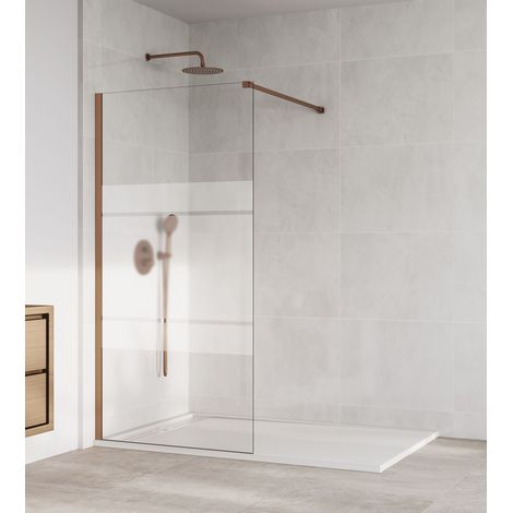 Mampara de Ducha Fija Screen Cobre Frost 116,5-118 cm - GME (1/3)