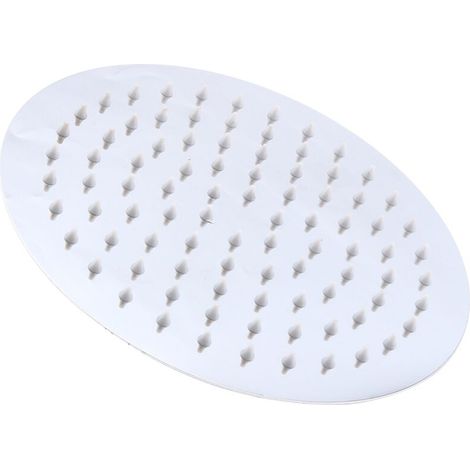 Soffione doccia rotondo grande da 8" (20 cm) per bagno, cromato (1/5)
