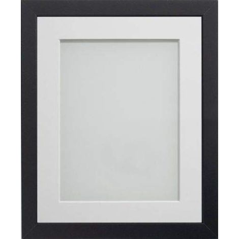 Cadre photo Allington noir avec passe-partout blanc, 50,8 x 40,6 cm pour 38,1 x 25,4 cm, équipé de plexiglas (1/2)