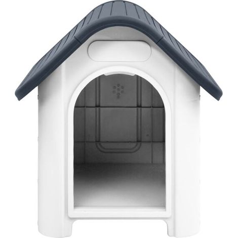 Cage pour chien, grise, 59 x 75 x 66 cm, polypropylène