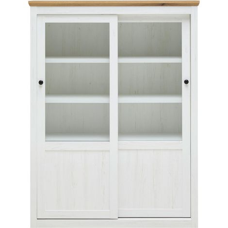 Mömax Highboard Korsika Eichefarben/Weiß (1/5)