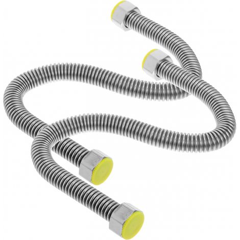 2 tuyaux ondulés inox adoucisseur, alimentation eau (1/5)