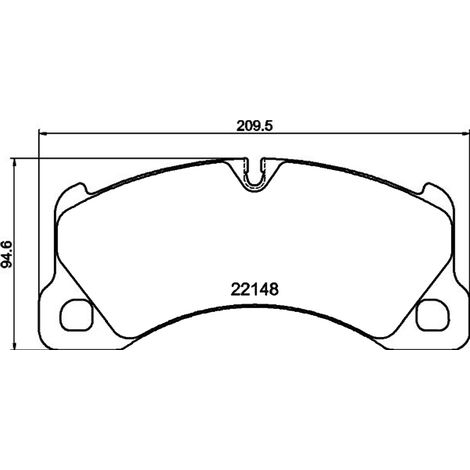 KIT PASTIGLIE FRENO ANTERIORI compatibile con PORSCHE CAYENNE (9YA) / PASTIGLIE FRENANTI AUTO OEM P 65 049 / 39817  39810  39811, / SOSTITUZIONE DIRETTA / BASSA POLVERE / SILENZIOSO