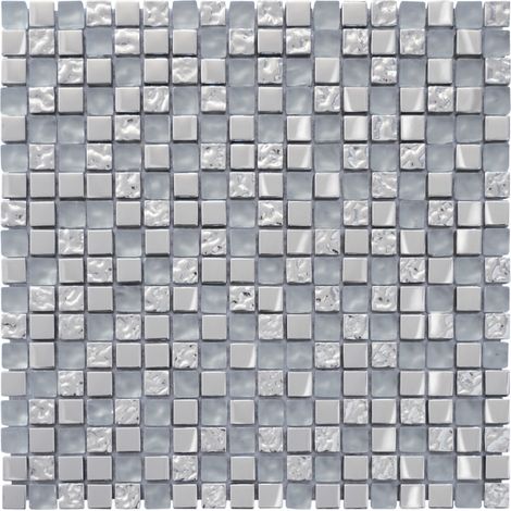 MOSAIQUE TENDANCES VERMETAL CARRE 1 PLAQUE 30 x 30 CM CASA LINEA
