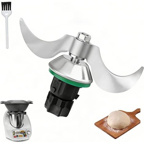 Teigknetmesser – 1 Stück – Edelstahl – Für glatten Teig – Thermomix TM5, TM6, TM7 (1/5)