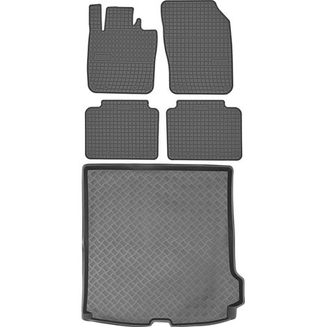 Volvo V90 Kombi a partir de 2017 SET - Alfombrillas de goma para coche + alfombrilla para maletero