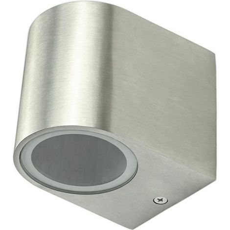 Aplique de jardín exterior Boston 1xGU10 IP44 acero inoxidable Goldlux