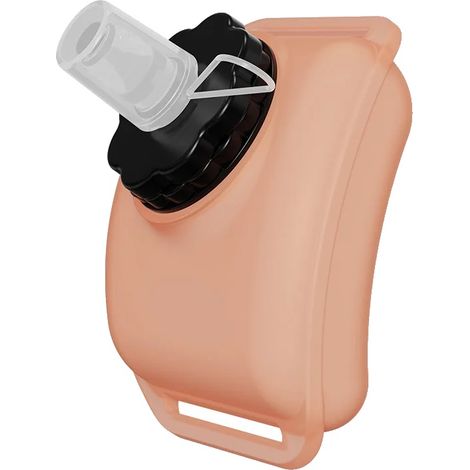 Bollitore sportivo, portatile in silicone, design ecologico, 200 ml, arancione (1/2)