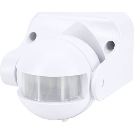 Détecteur de mouvement LED PIR 180 degrés blanc 1200W (1/5)