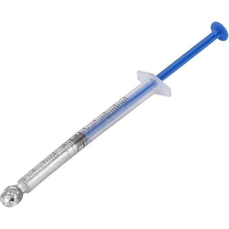 Pâte thermique liquide à base de métal pour processeurs, contient de l'argent, 0,5 ml (3 g)