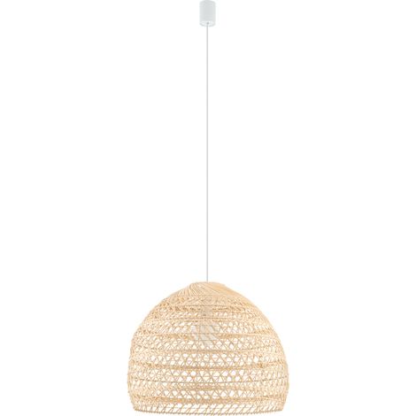Suspension bohème rotin Ø43 E27 25W Nowodvorski Boho M (1/5)