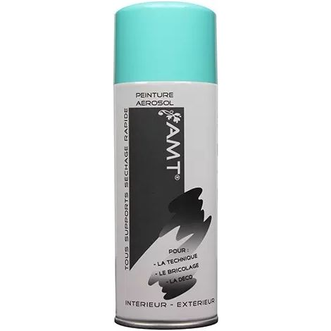 Peinture aérosol - AMT - Fjörd - 330 ml - Couleur Bleu - Résistance après séchage