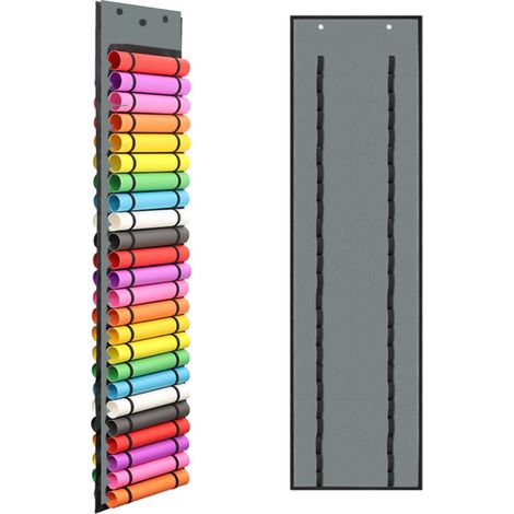 Organiseur pour Vinyle Cutter avec 48 Poches - Multipoches Transparentes Oxford - 33x113cm (1/5)