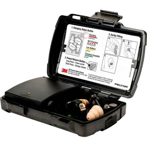 3M Peltor TEP-200 EU Tappo elettronico di protezione acustica 36 dB riutilizzabile EN 352-2 1 KIT (1/2)