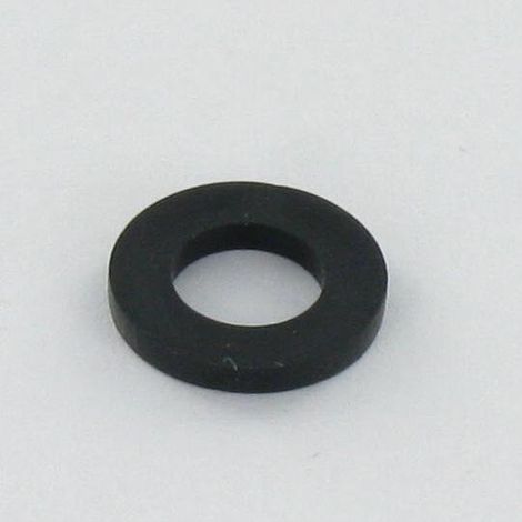 Rondelle Plate nylon noir 8.2X20X4