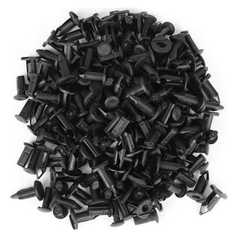 pour plastic rivets Poussez l'ensemble de retenue, le pare-chocs en plastique 100pcs de rivets d'aile de voiture agrafe le pare-chocs d'attache (1/4)