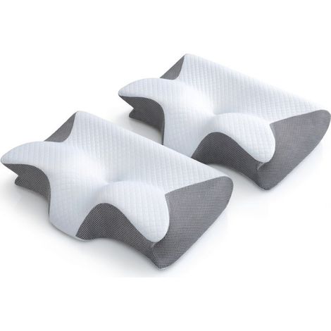 Cuscino ortopedico / Cuscino in memory foam – Traspirante e allevia il dolore al collo (1/5)