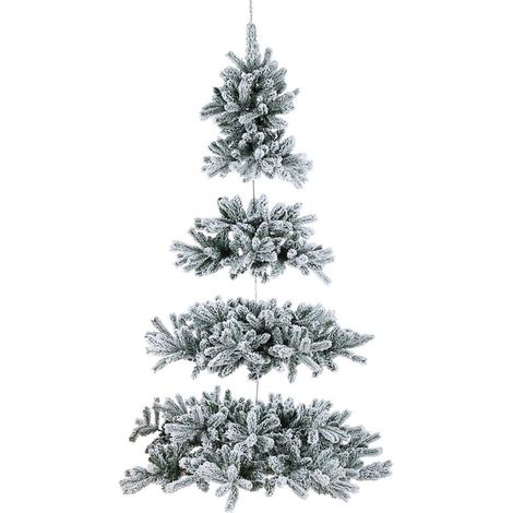 Albero di natale innevato pendente FIEMME h150 cm (1/3)