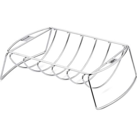 Weber Spare-Rib-Halter & Bratenkorb für Holzkohlegrills ab 57cm und Gasgrills ab Q 3000 Serie (1/3)