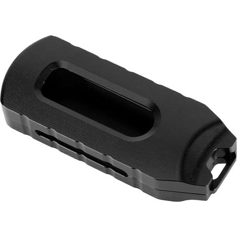 Boîtier de clé de télécommande usiné CNC en alliage d'aluminium, compatible avec HONDA FORZA 250/300 PCX 125/150, noir