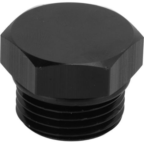 Conector adaptador hexagonal macho AN-10, universal de acero, 4000 PSI, negro, para vehículos.