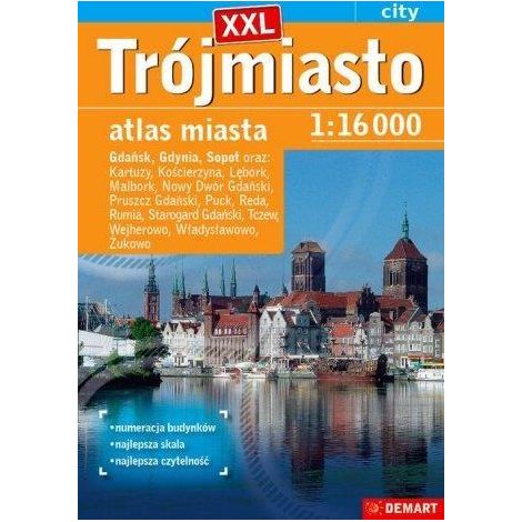 Atlas de ciudades Tricity plus XXL 1:16000