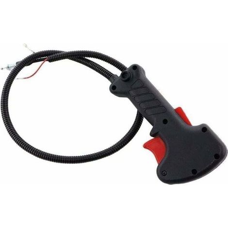 Poignée D'accélérateur - Pour Débroussailleuse - Compatible Dolmar MS27U Matrix BMS 900-4 Demon RQ580 - Diamètre Trou Tube 19 mm - Unité (1/4)